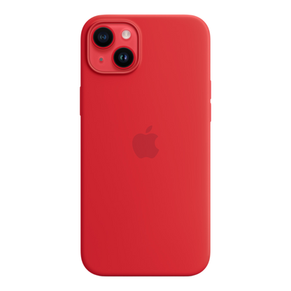 iPhone 14 Plus Silicone Case with MagSafe - (PRODUCT) RED - alAsil