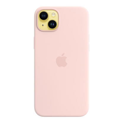 iPhone 14 Plus Silicone Case with MagSafe - Chalk Pink - alAsil