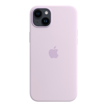 iPhone 14 Plus Silicone Case with MagSafe - Lilac - alAsil
