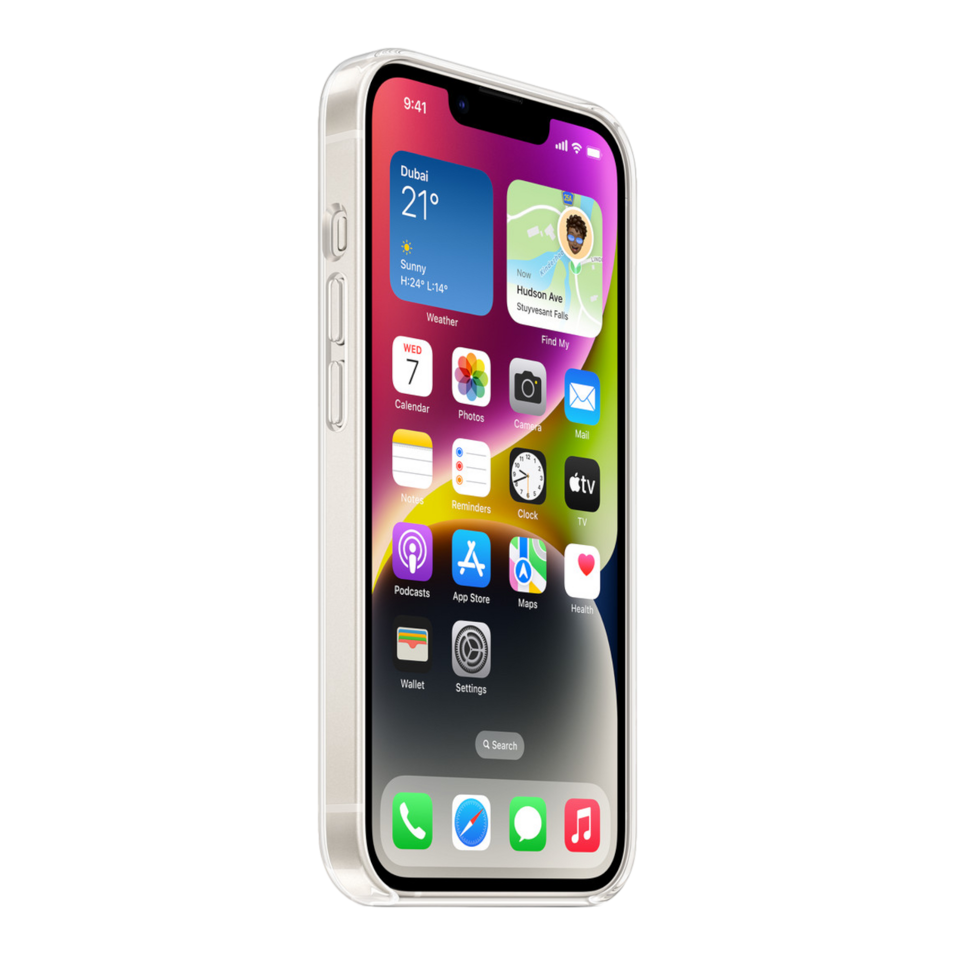iPhone 14 Clear Case with MagSafe - alAsil