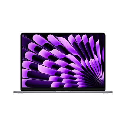 MacBook Air 15-inch (2022) – M2 Chip, 8‑Core CPU & 10‑Core GPU, 8GB RAM, 256GB SSD – Model MQKP3 (Space Gray, English Keyboard) - alAsil