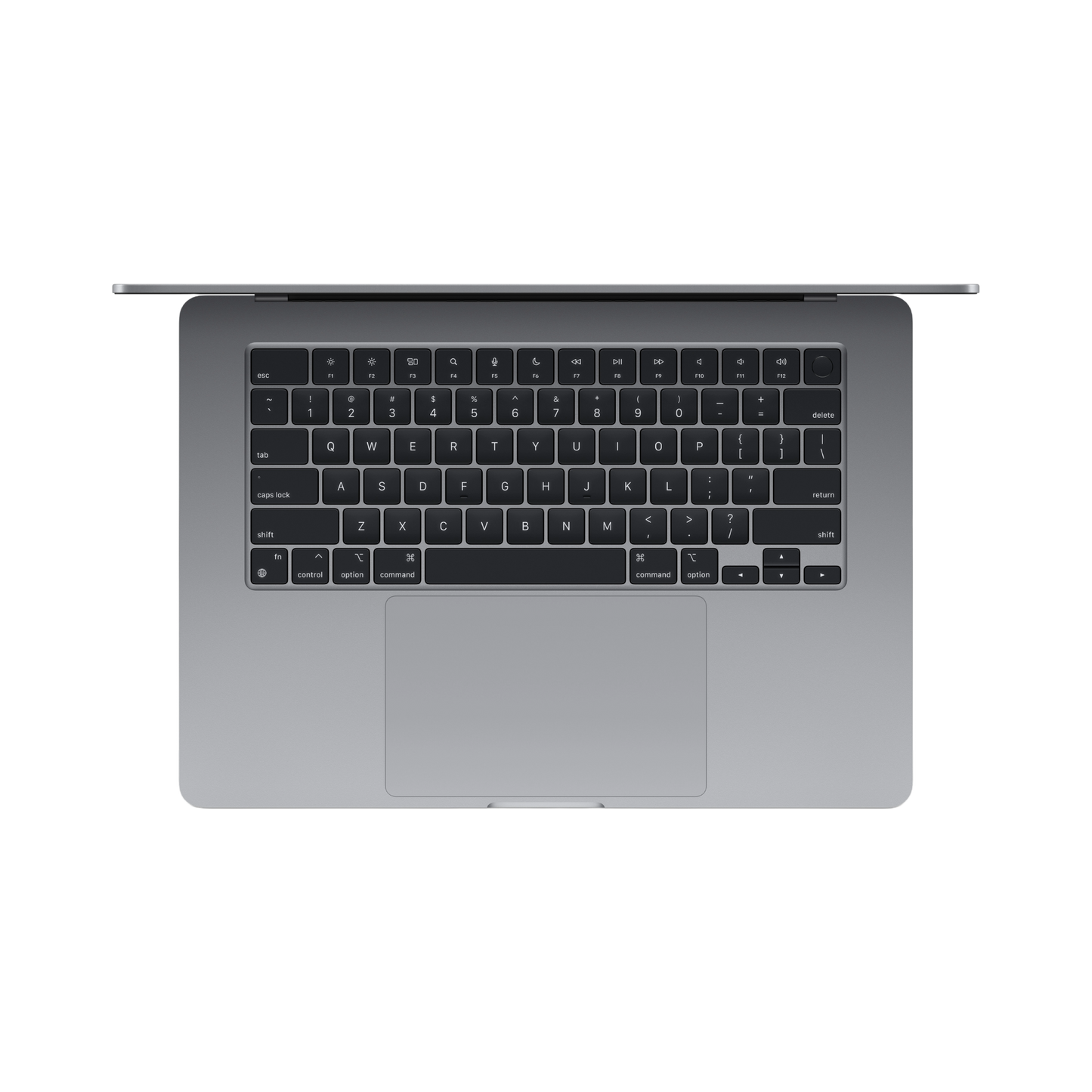 MacBook Air 15-inch (2022) – M2 Chip, 8‑Core CPU & 10‑Core GPU, 8GB RAM, 256GB SSD – Model MQKP3 (Space Gray, English Keyboard) - alAsil