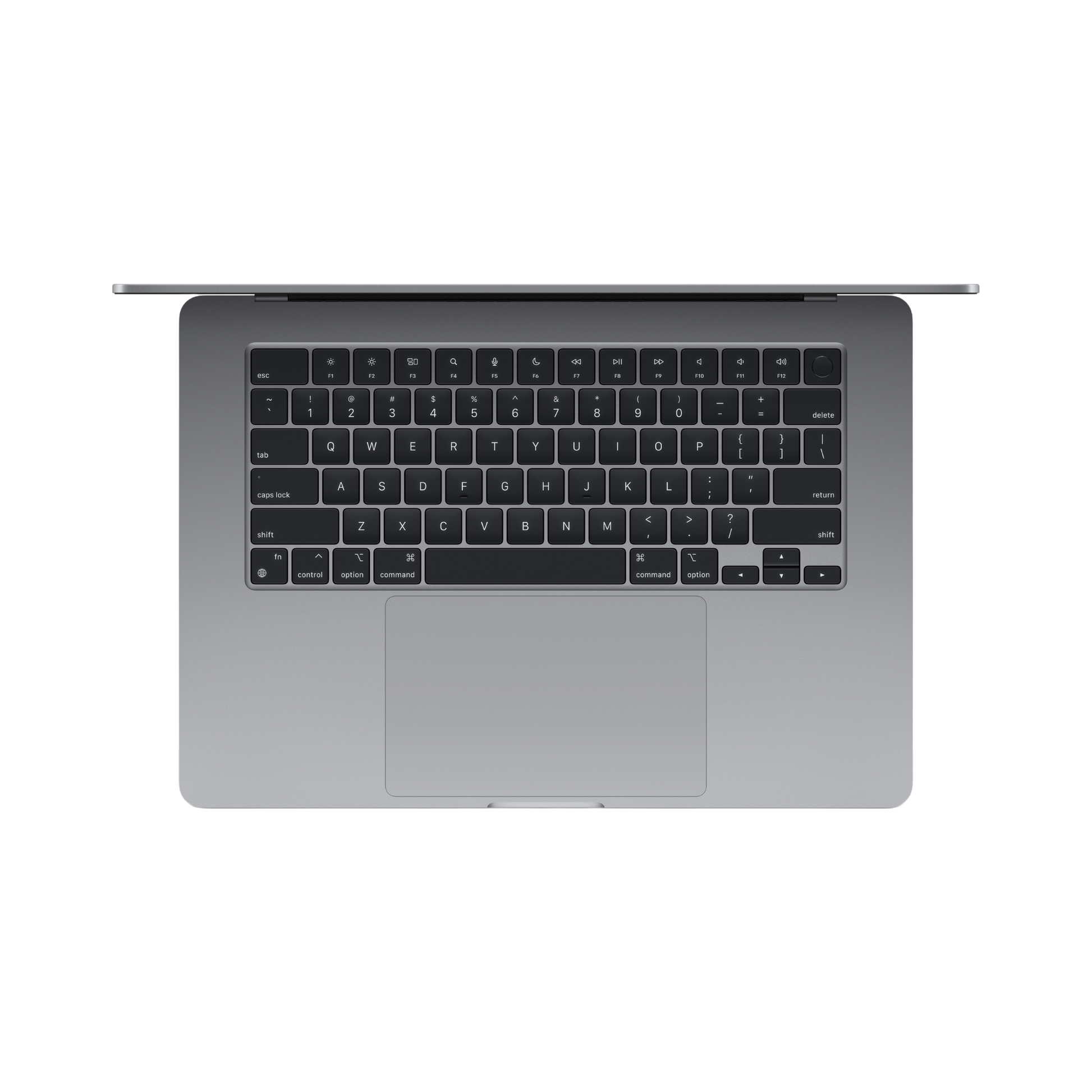 MacBook Air 15-inch (2022) – M2 Chip, 8‑Core CPU & 10‑Core GPU, 8GB RAM, 256GB SSD – Model MQKP3 (Space Gray, English Keyboard) - alAsil