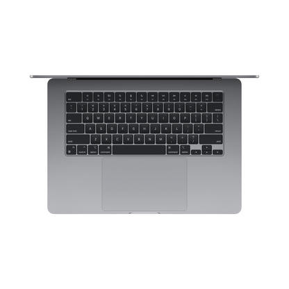 MacBook Air 15-inch (2022) – M2 Chip, 8‑Core CPU & 10‑Core GPU, 8GB RAM, 256GB SSD – Model MQKP3 (Space Gray, English Keyboard) - alAsil