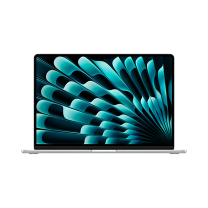 MacBook Air 15-inch (2022) – M2 Chip, 8‑Core CPU & 10‑Core GPU, 8GB RAM, 512GB SSD – Model MQKT3 (Silver, English Keyboard) - alAsil