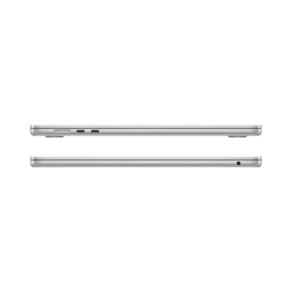 MacBook Air 15-inch (2022) – M2 Chip, 8‑Core CPU & 10‑Core GPU, 8GB RAM, 512GB SSD – Model MQKT3 (Silver, English Keyboard) - alAsil