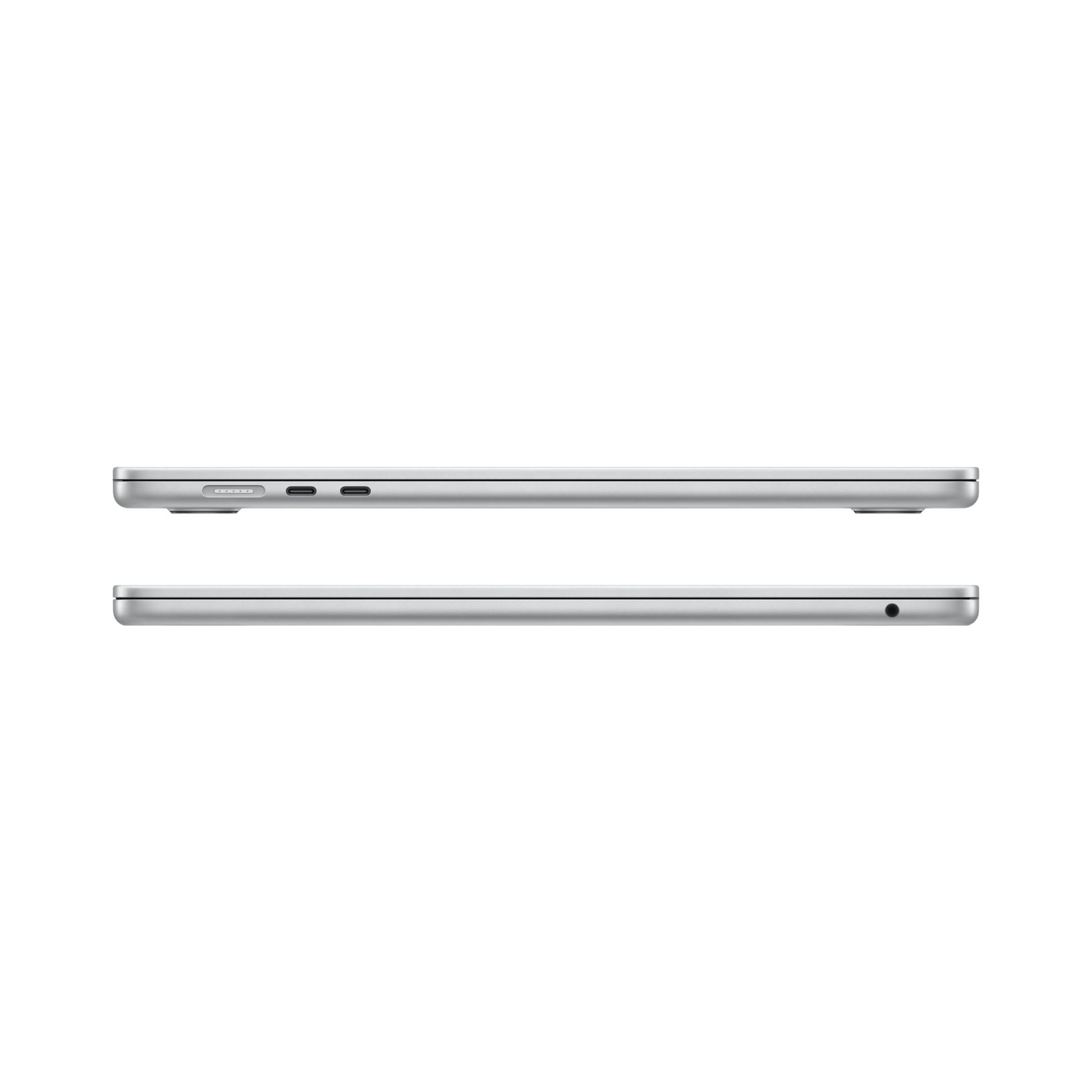 MacBook Air 15-inch (2022) – M2 Chip, 8‑Core CPU & 10‑Core GPU, 8GB RAM, 256GB SSD – Model MQKR3 (Silver, English Keyboard) - alAsil