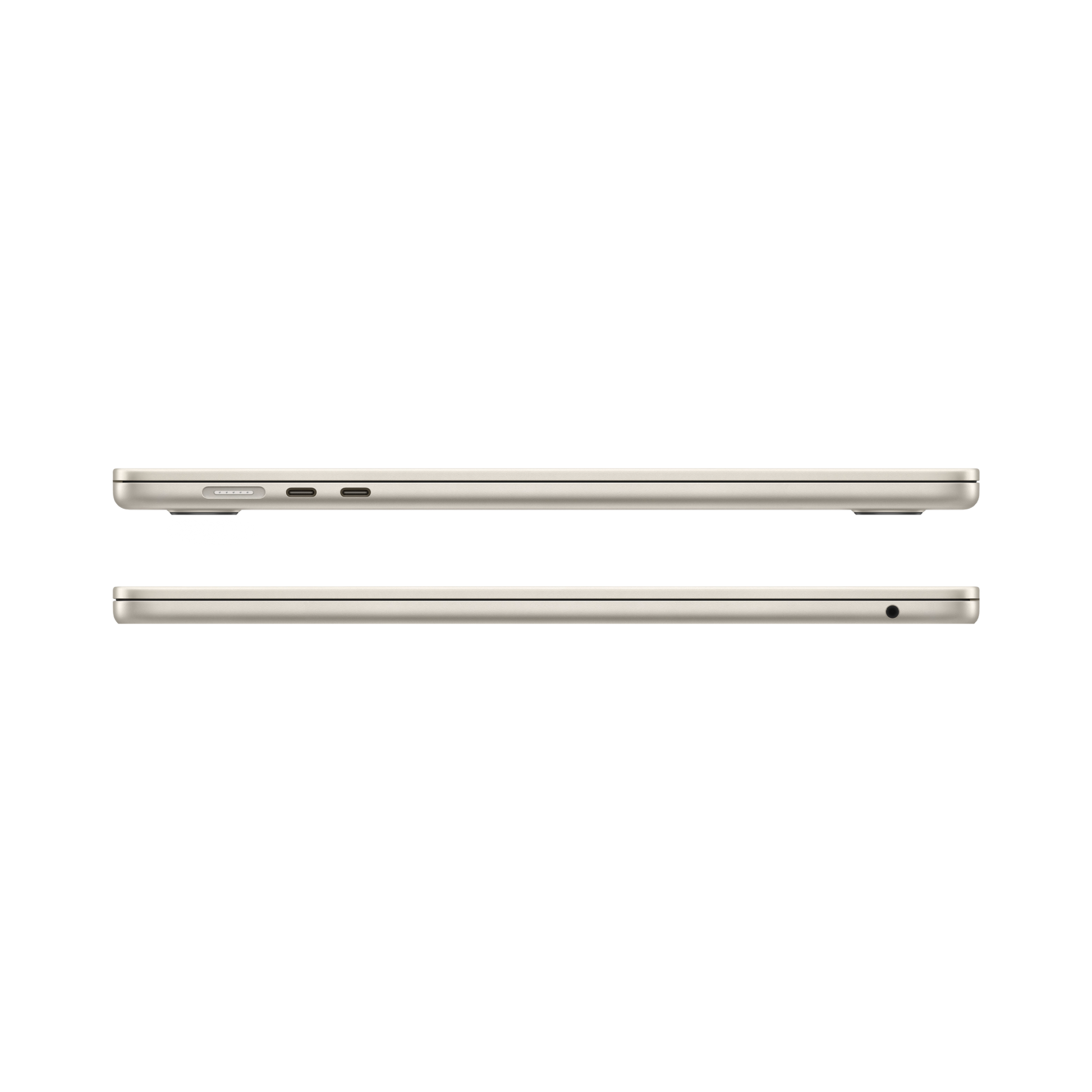 MacBook Air 15-inch (2022) – M2 Chip, 8‑Core CPU & 10‑Core GPU, 8GB RAM, 512GB SSD – Model MQKV3 (Starlight, English Keyboard) - alAsil
