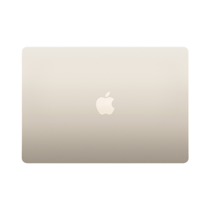 MacBook Air 15-inch (2022) – M2 Chip, 8‑Core CPU & 10‑Core GPU, 8GB RAM, 512GB SSD – Model MQKV3 (Starlight, English Keyboard) - alAsil