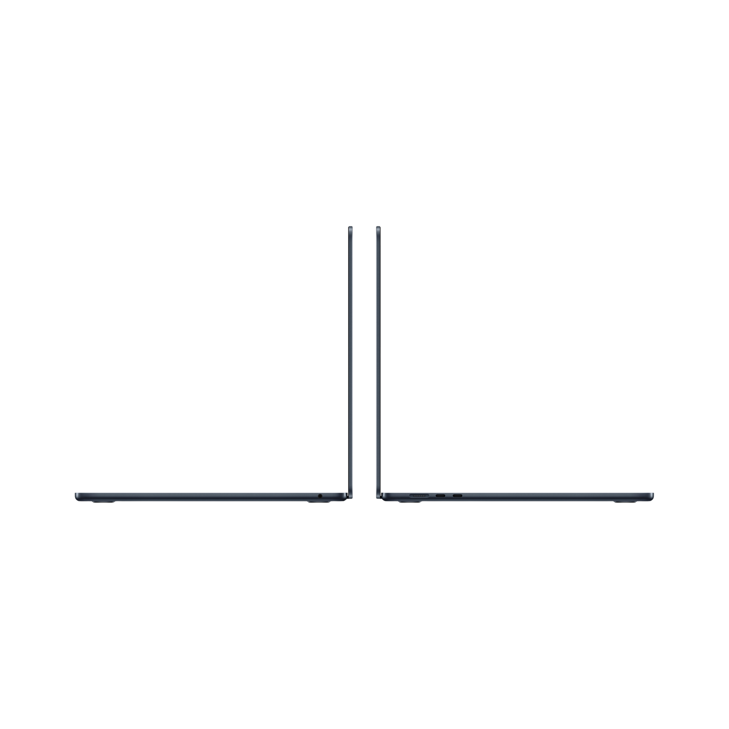 MacBook Air 15-inch (2022) – M2 Chip, 8‑Core CPU & 10‑Core GPU, 8GB RAM, 256GB SSD – Model MQKW3 (Midnight, English Keyboard) - alAsil