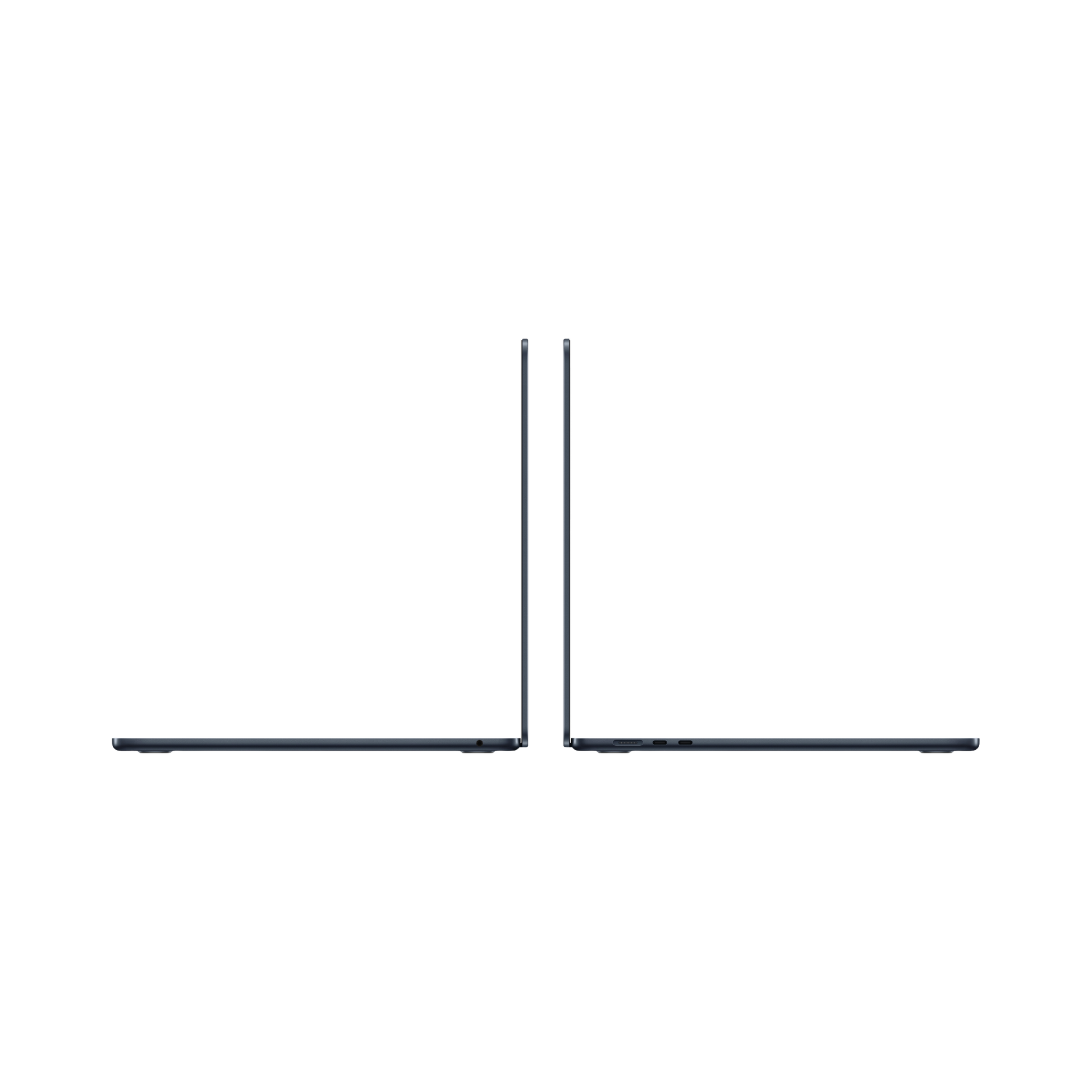 MacBook Air 15-inch (2022) – M2 Chip, 8‑Core CPU & 10‑Core GPU, 8GB RAM, 256GB SSD – Model MQKW3 (Midnight, English Keyboard) - alAsil