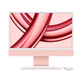 جهاز iMac (الكل في واحد) 24 بوصة (2023) معالج MQRD3 - M3 ثماني النواة، وحدة معالجة رسومات ثمانية النواة، ذاكرة موحدة 8 جيجابايت، وحدة تخزين SSD بسعة 256 جيجابايت، لون وردي