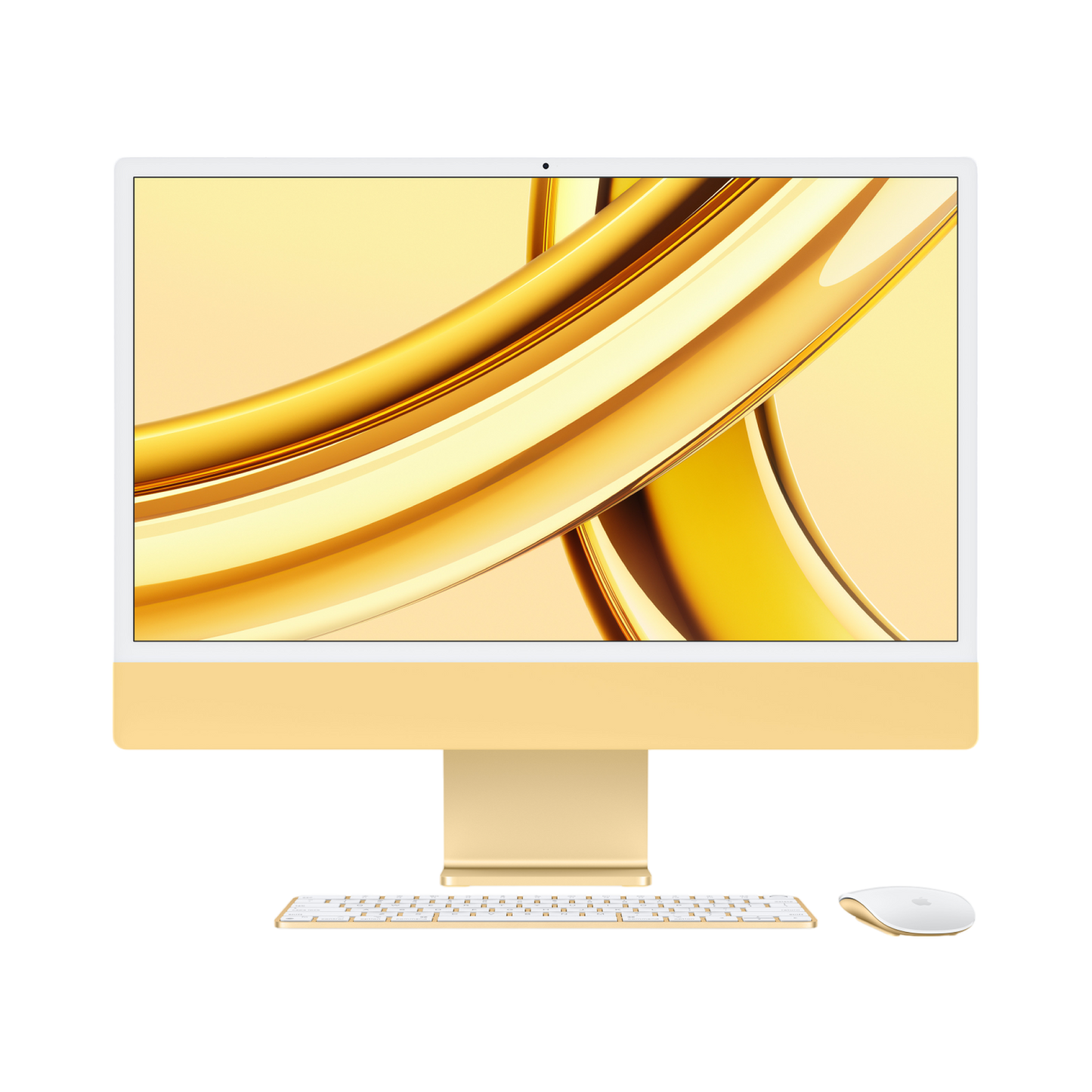 iMac (All In One) 24-inch (2023) Z19G - M3 chip 8-Core CPU 10-Core GPU 8GB Unified Memory 512GB SSD Storage, Yellow - alAsil