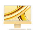 جهاز iMac (الكل في واحد) 24 بوصة (2023) معالج MQRL3 - شريحة M3، معالج ثماني النواة، معالج رسومات عشاري النواة، ذاكرة موحدة 8 جيجابايت، وحدة تخزين SSD بسعة 256 جيجابايت، لون أصفر