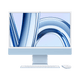 iMac (All In One) 24-inch (2023) MQRQ3 - M3 chip 8-Core CPU 10-Core GPU 8GB Unified Memory 256GB SSD Storage, Blue