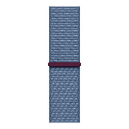 Apple Watch SE GPS, 44mm Silver Aluminum Case with Winter Blue Sport Loop - alAsil