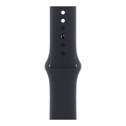 Apple Watch Series 9 GPS + Cellular, 45mm Graphite Stainless Steel Case with Midnight Sport Band - S/M - alAsil