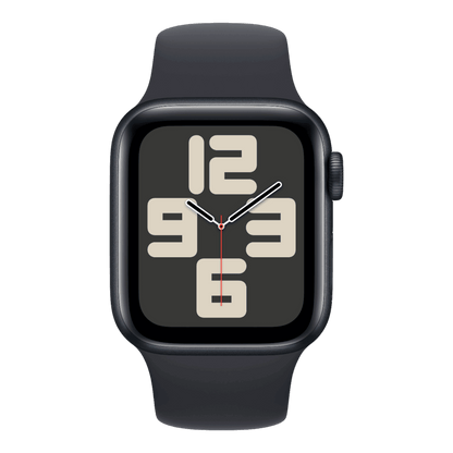 Apple Watch SE (2nd Gen) GPS 44mm Midnight Aluminum Case with Midnight Sport Band - S/M - alAsil