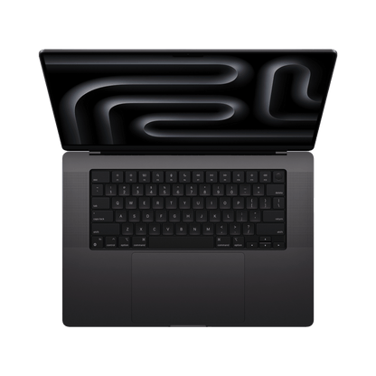 MacBook Pro 16-inch (2024) – M3 Pro Chip, 12‑Core CPU & 18‑Core GPU, 36GB RAM, 512GB SSD – Model MRW23 (Space Black, English Keyboard) - alAsil