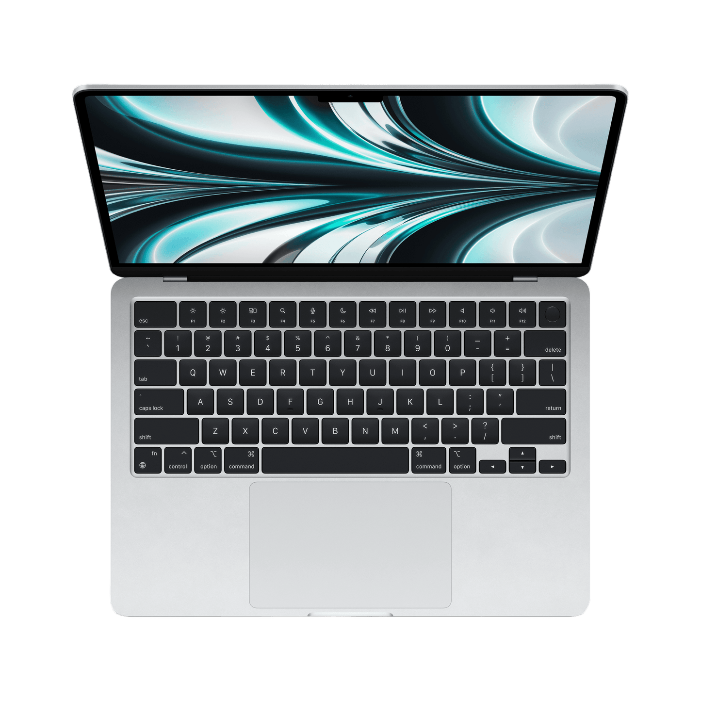 MacBook Air 13.6-inch (2024) – M3 Chip, 8‑Core CPU & 8‑Core GPU, 8GB RAM, 256GB SSD – Model MRXQ3 (Silver, English Keyboard) - alAsil