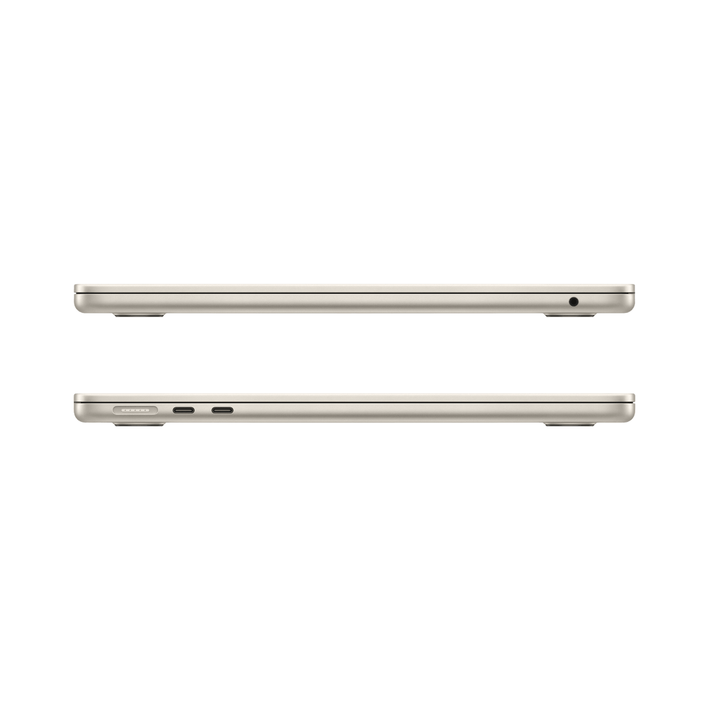 MacBook Air 13.6-inch (2024) – M3 Chip, 8‑Core CPU & 10‑Core GPU, 8GB RAM, 512GB SSD – Model MRXU3 (Starlight, English Keyboard) - alAsil