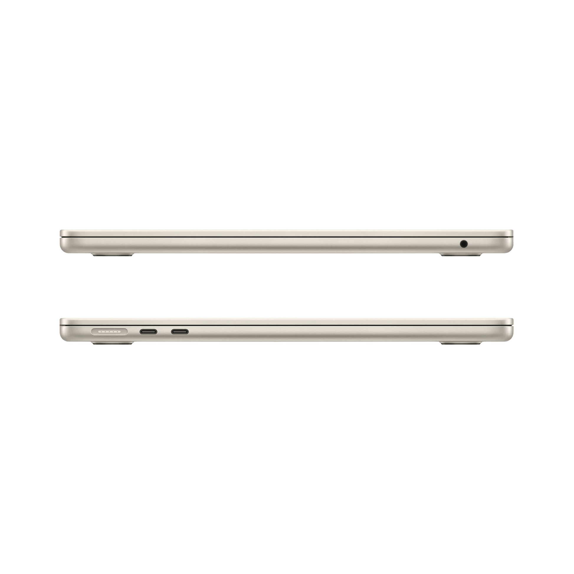 MacBook Air 13.6-inch (2024) – M3 Chip, 8‑Core CPU & 10‑Core GPU, 8GB RAM, 512GB SSD – Model MRXU3 (Starlight, English Keyboard) - alAsil
