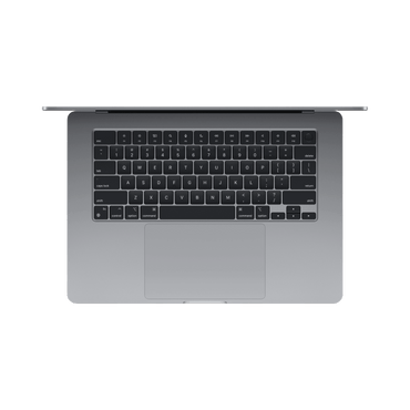 MacBook Air 15-inch (2024) – M3 Chip, 8‑Core CPU & 10‑Core GPU, 16GB RAM, 256GB SSD – Model MC9D4 (Space Gray, English Keyboard) - alAsil