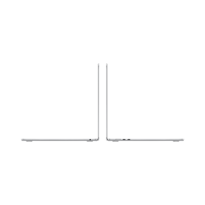 MacBook Air 15-inch (2024) – M3 Chip, 8‑Core CPU & 10‑Core GPU, 8GB RAM, 512GB SSD – Model MRYQ3 (Silver, English Keyboard) - alAsil