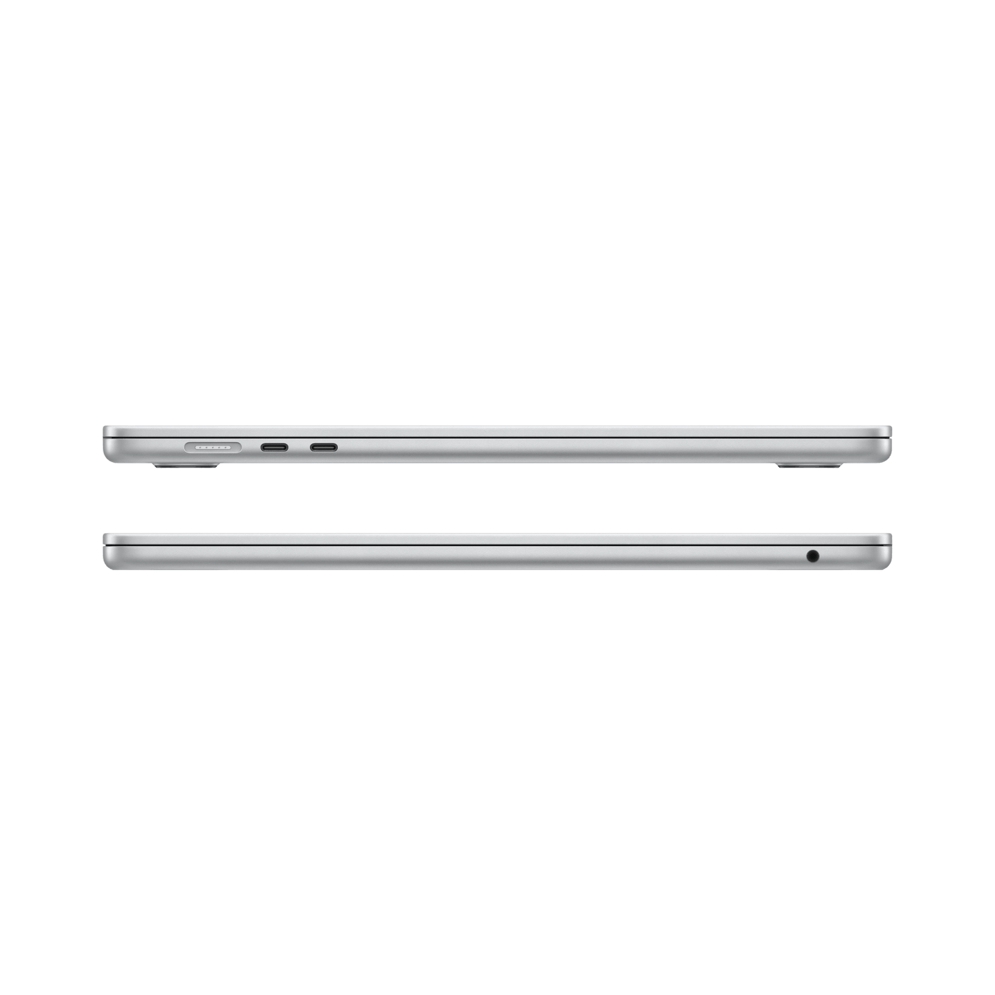 MacBook Air 15-inch (2024) – M3 Chip, 8‑Core CPU & 10‑Core GPU, 8GB RAM, 512GB SSD – Model MRYQ3 (Silver, English Keyboard) - alAsil