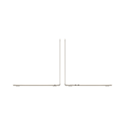 MacBook Air 15-inch (2024) – M3 Chip, 8‑Core CPU & 10‑Core GPU, 8GB RAM, 512GB SSD – Model MRYT3 (Starlight, English Keyboard) - alAsil