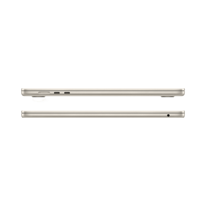 MacBook Air 15-inch (2024) – M3 Chip, 8‑Core CPU & 10‑Core GPU, 8GB RAM, 512GB SSD – Model MRYT3 (Starlight, English Keyboard) - alAsil