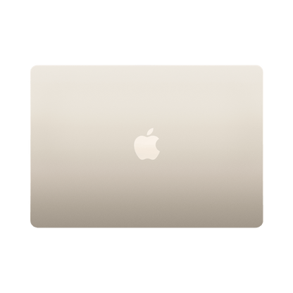 MacBook Air 15-inch (2024) – M3 Chip, 8‑Core CPU & 10‑Core GPU, 8GB RAM, 512GB SSD – Model MRYT3 (Starlight, English Keyboard) - alAsil