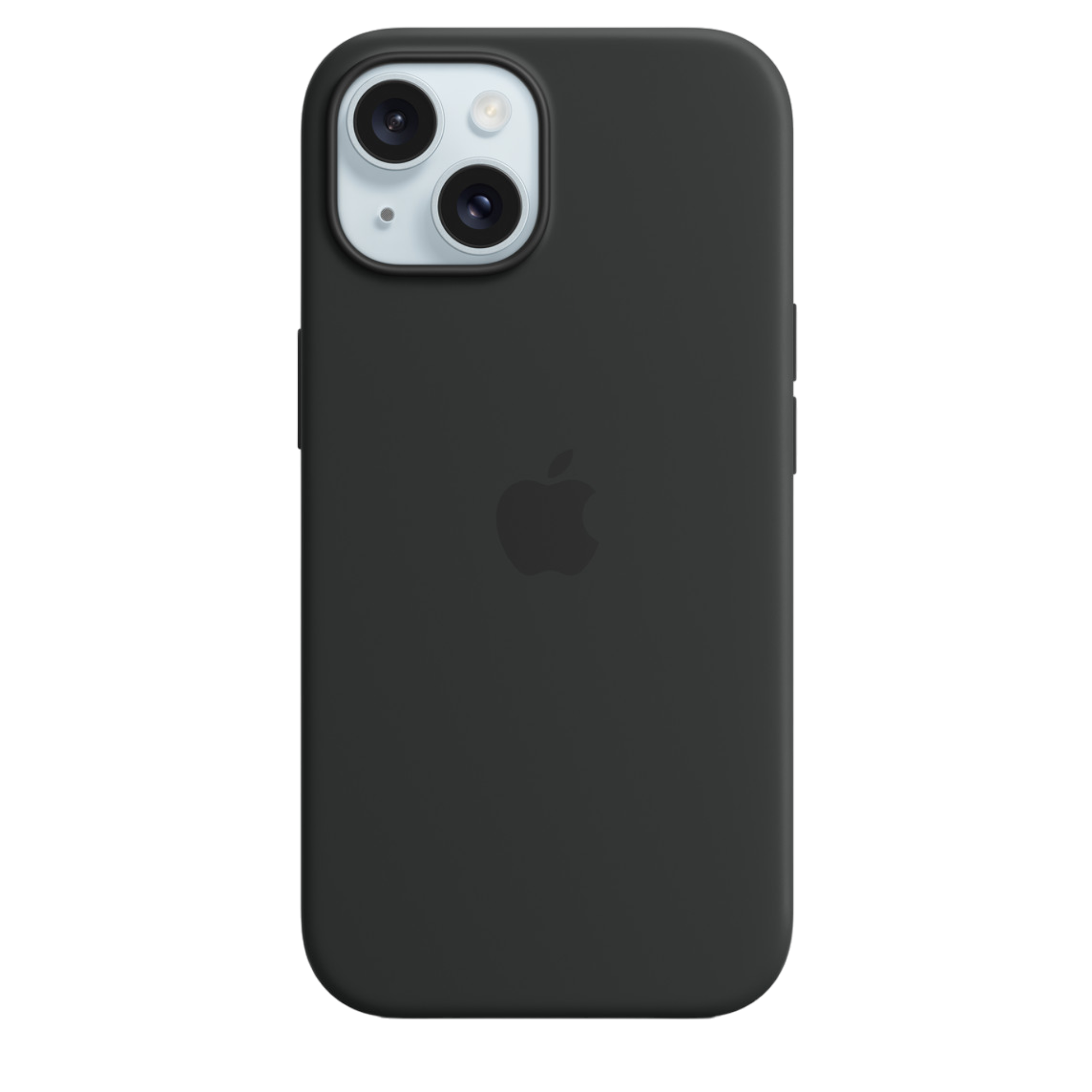 iPhone 15 Silicone Case with MagSafe - Black - alAsil