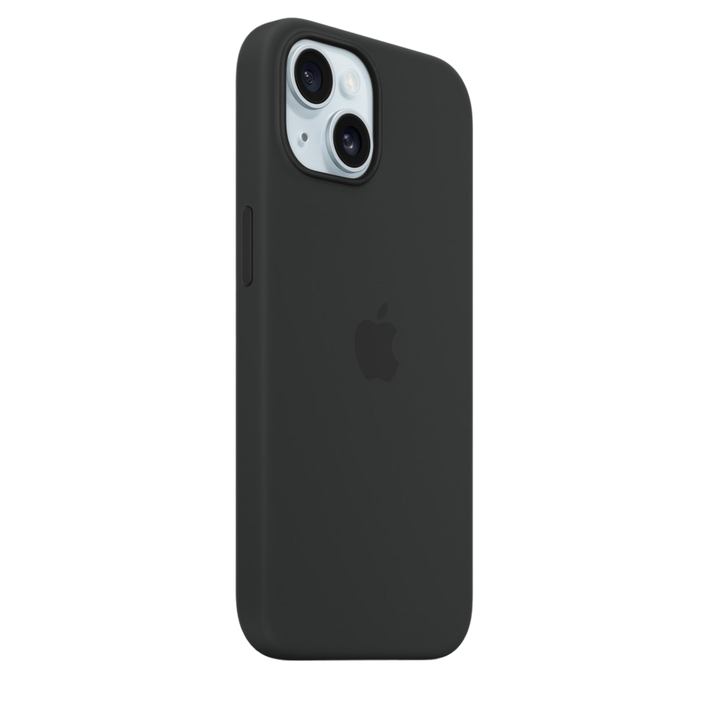 iPhone 15 Silicone Case with MagSafe - Black - alAsil