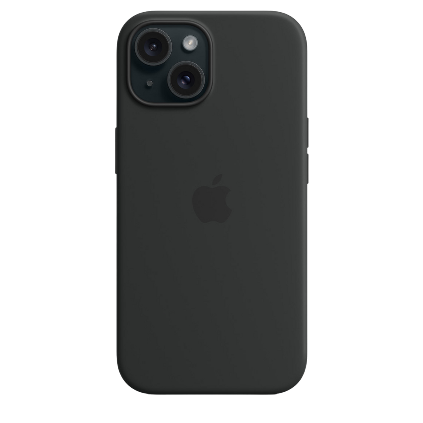 iPhone 15 Silicone Case with MagSafe - Black - alAsil