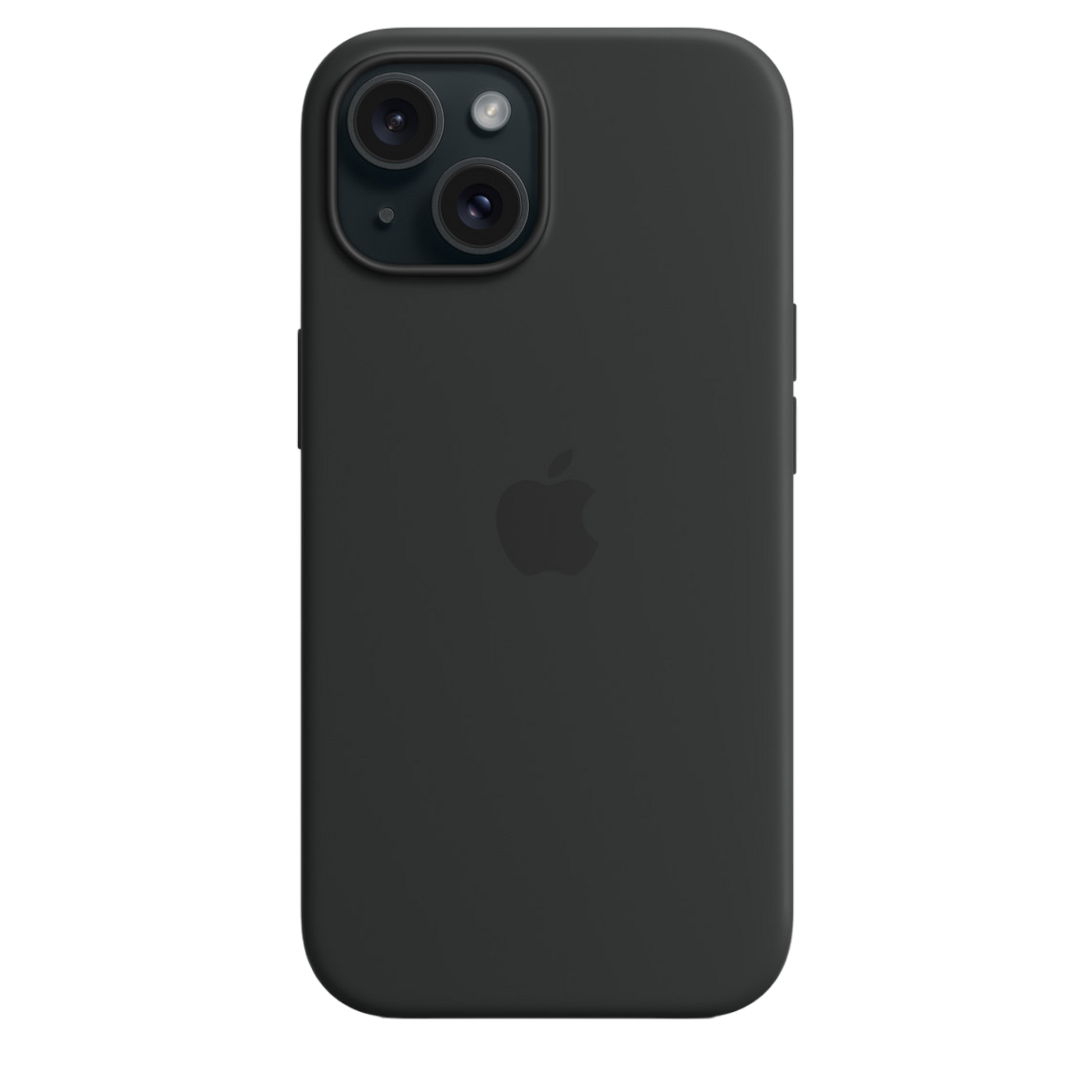 iPhone 15 Silicone Case with MagSafe - Black - alAsil