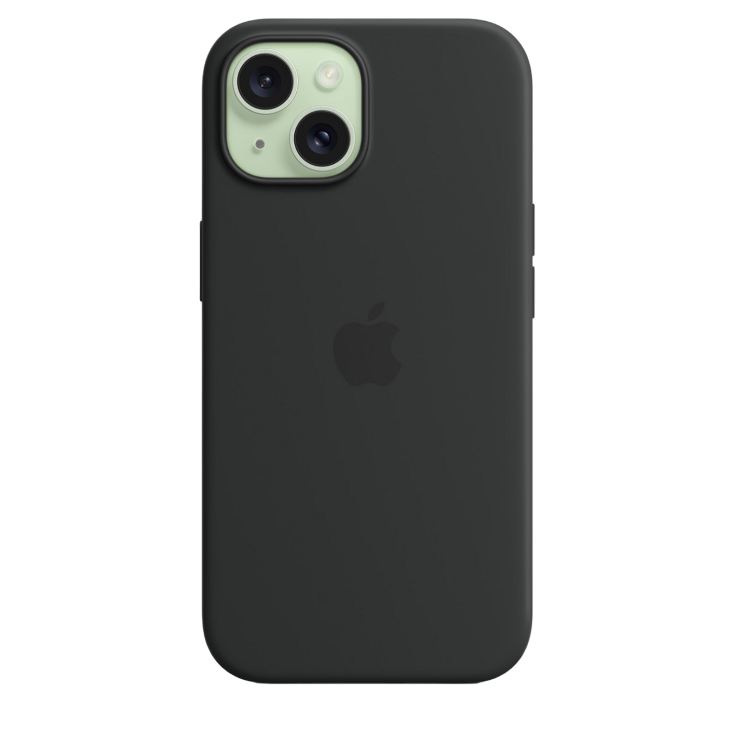 iPhone 15 Silicone Case with MagSafe - Black - alAsil
