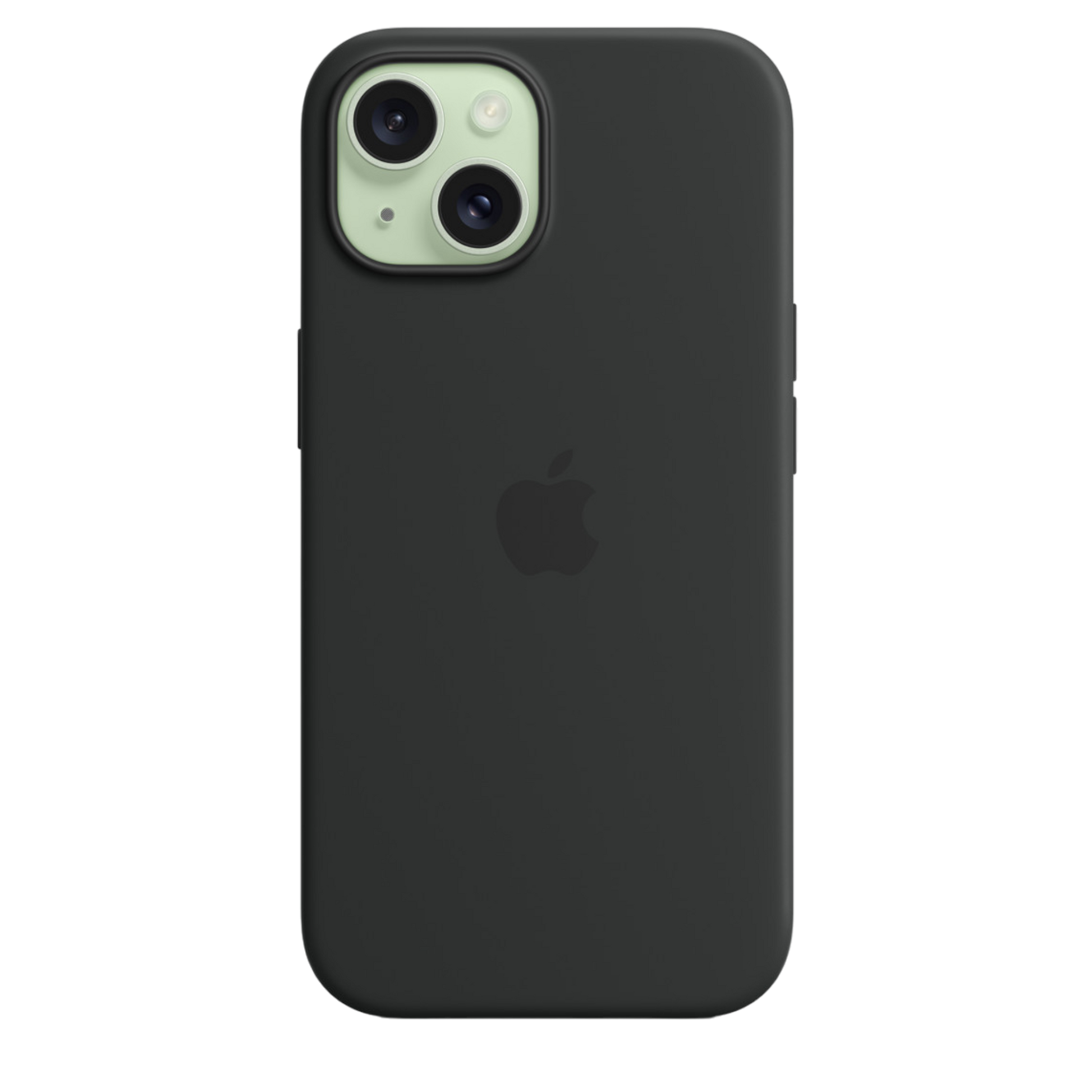 iPhone 15 Silicone Case with MagSafe - Black - alAsil
