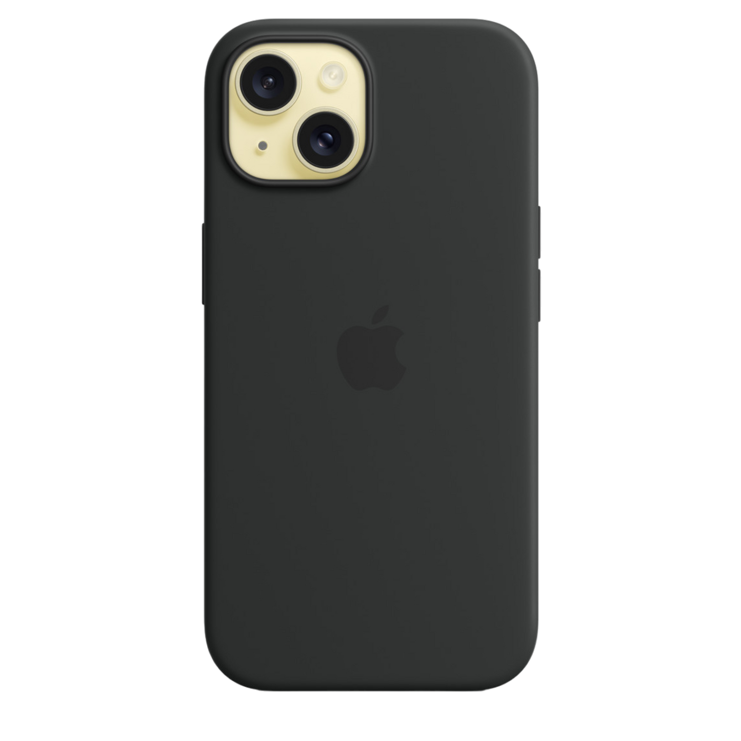 iPhone 15 Silicone Case with MagSafe - Black - alAsil