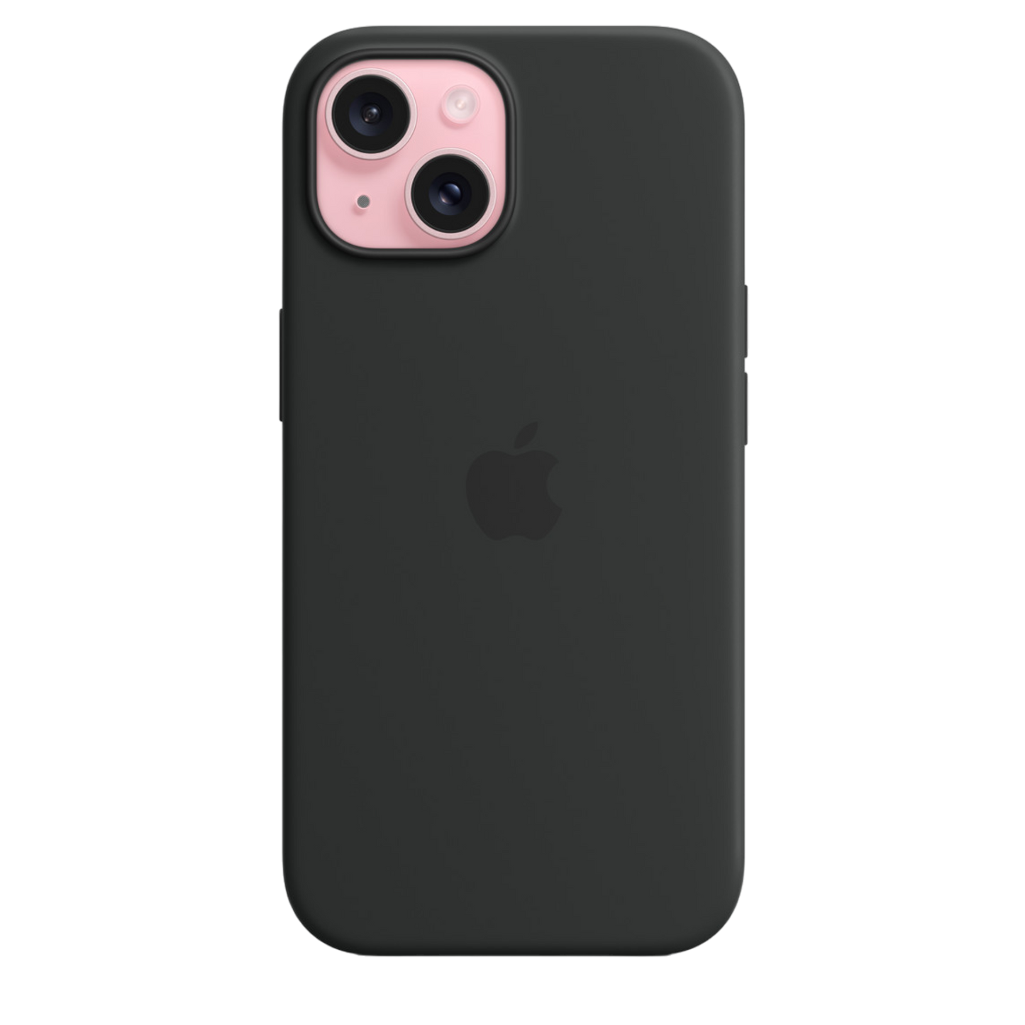 iPhone 15 Silicone Case with MagSafe - Black - alAsil