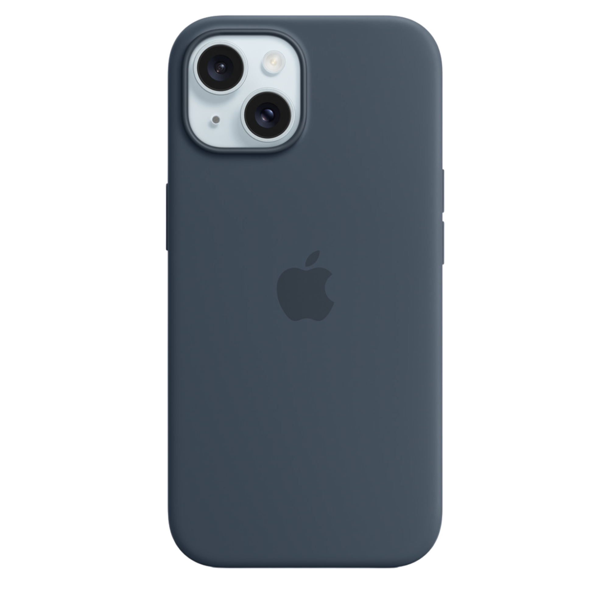 iPhone 15 Silicone Case with MagSafe - Storm Blue - alAsil