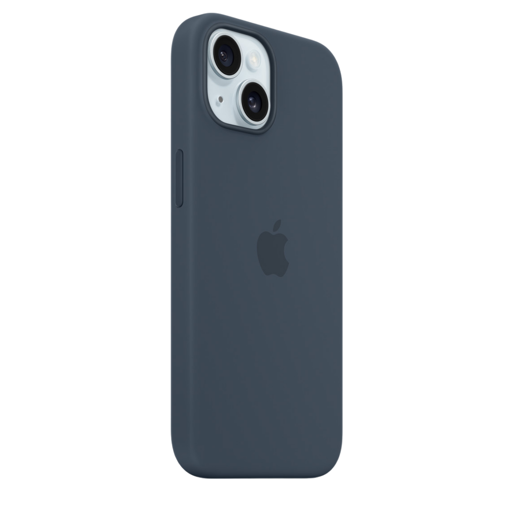 iPhone 15 Silicone Case with MagSafe - Storm Blue - alAsil