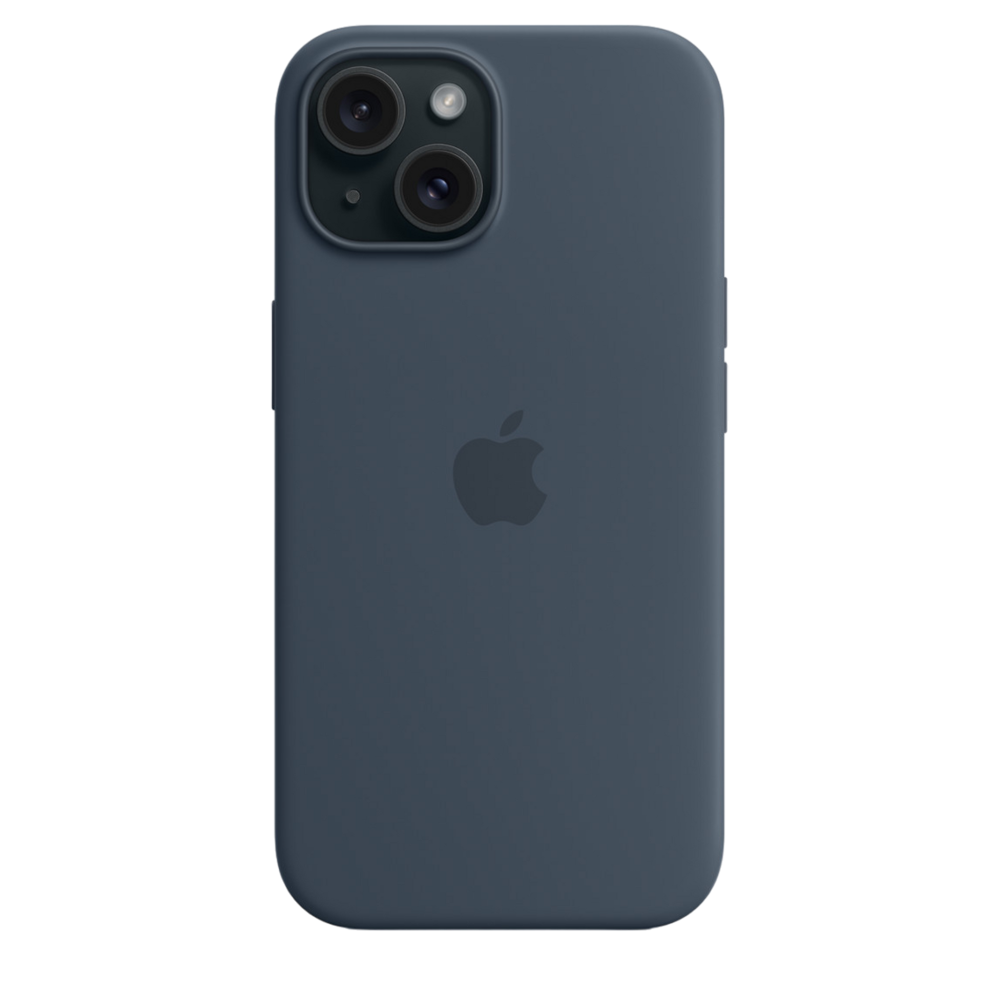 iPhone 15 Silicone Case with MagSafe - Storm Blue - alAsil