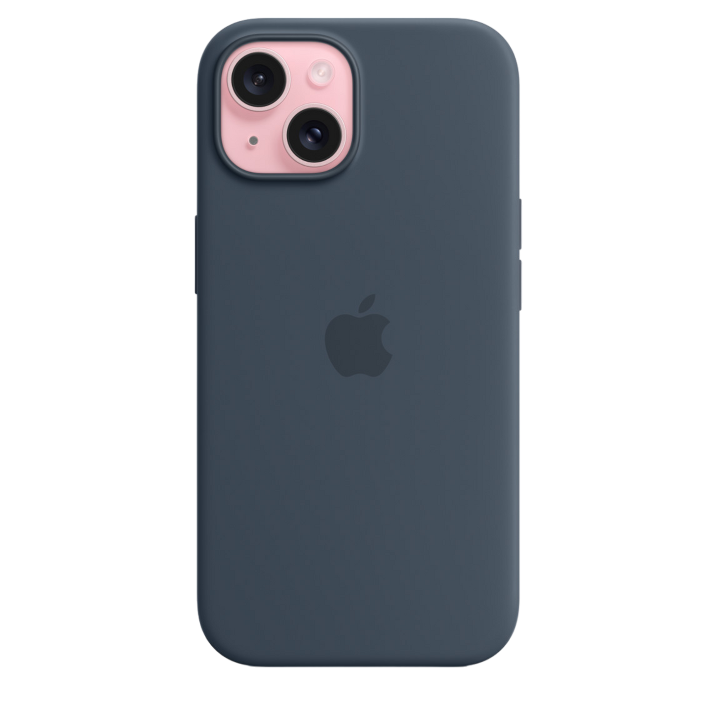 iPhone 15 Silicone Case with MagSafe - Storm Blue - alAsil