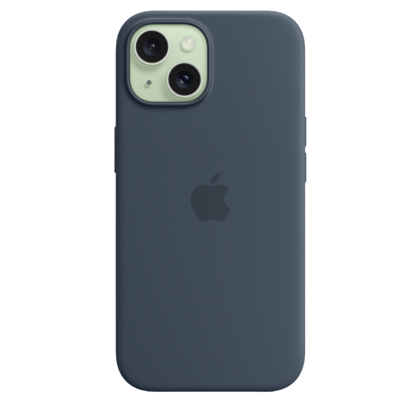 iPhone 15 Silicone Case with MagSafe - Storm Blue - alAsil