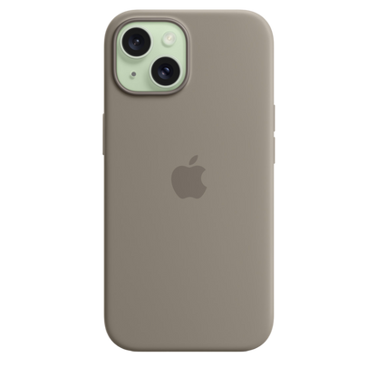 iPhone 15 Silicone Case with MagSafe - Clay - alAsil