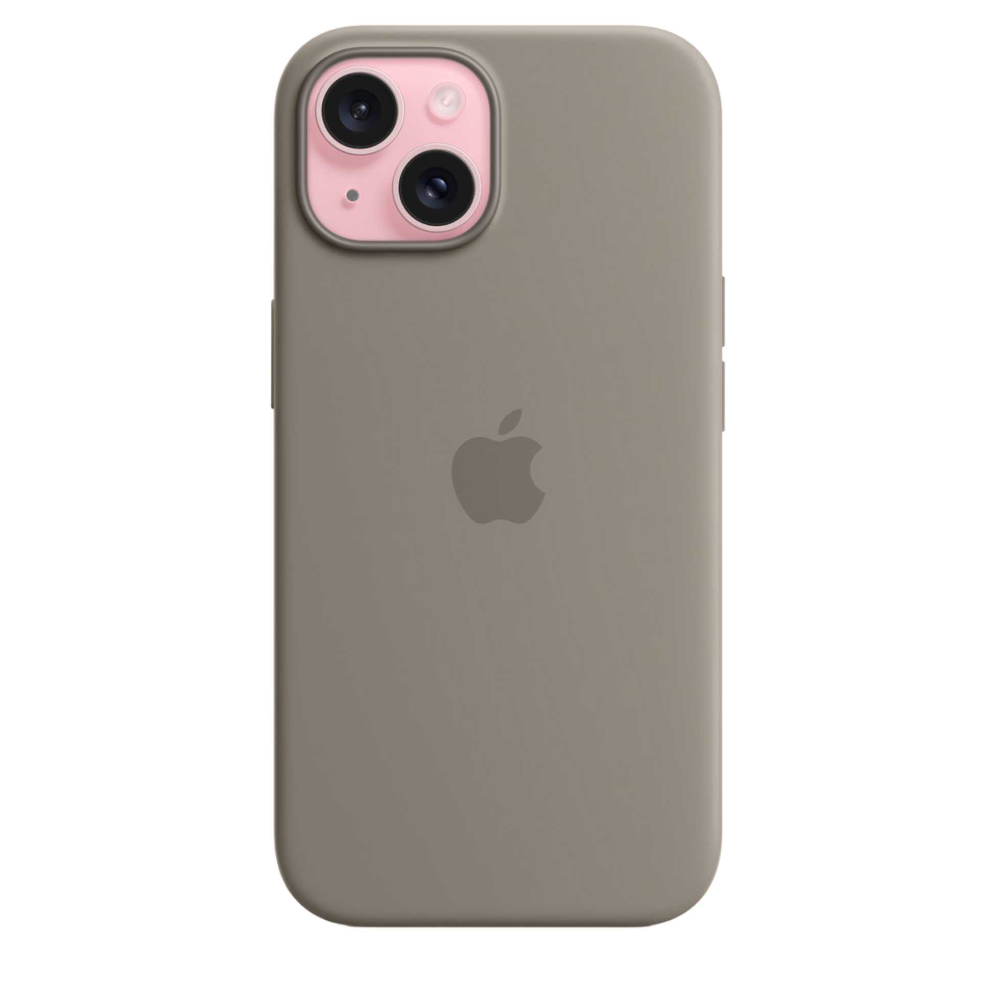iPhone 15 Silicone Case with MagSafe - Clay - alAsil