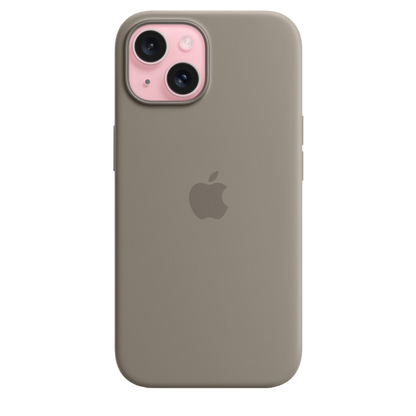 iPhone 15 Silicone Case with MagSafe - Clay - alAsil