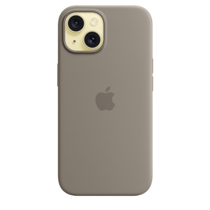 iPhone 15 Silicone Case with MagSafe - Clay - alAsil
