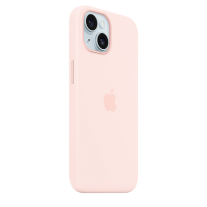iPhone 15 Silicone Case with MagSafe - Light Pink - alAsil